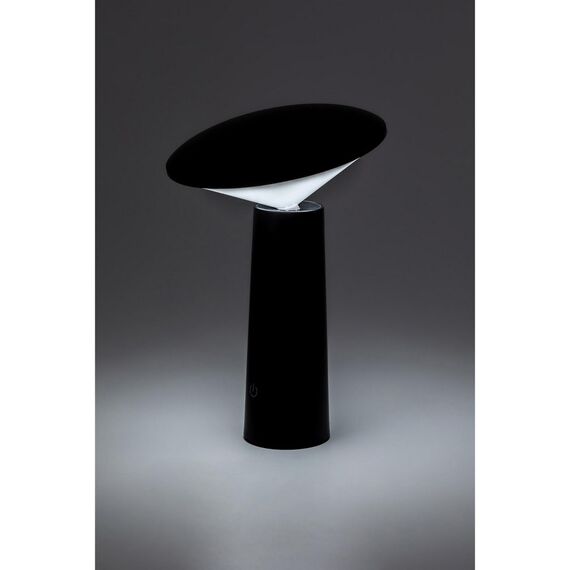 ​Veioza LED pentru exterior, realizata din plastic, abajur in forma de diamant, lumina calda, neutra, rece, bateria integrata de 3.7 V 2000 mAh, cablu USB-C, 3 W, negru-poza 5-Dacenergy.ro