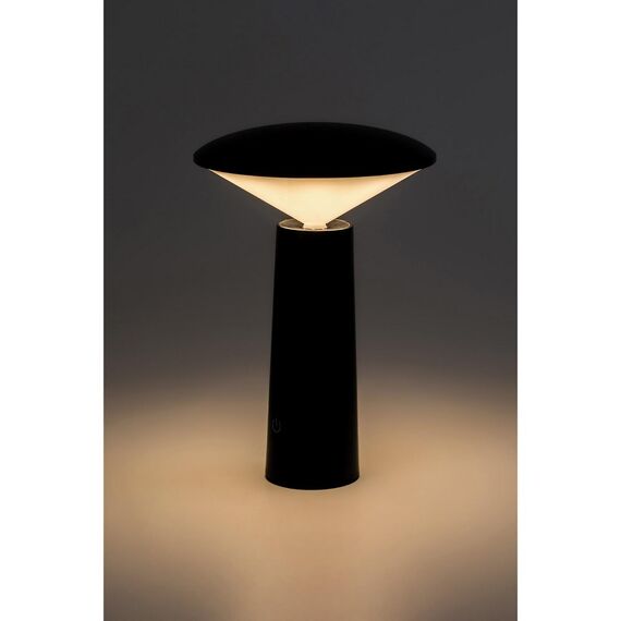 ​Veioza LED pentru exterior, realizata din plastic, abajur in forma de diamant, lumina calda, neutra, rece, bateria integrata de 3.7 V 2000 mAh, cablu USB-C, 3 W, negru-poza 8-Dacenergy.ro