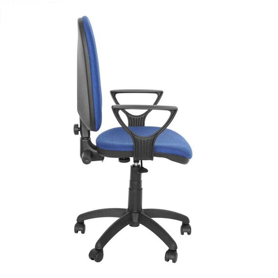 Scaun birou ergonomic DacEnergy©, realizat din polipropilena, reglabil pe inaltime, rotativ, reglare si blocare unghi sezut-spatar, 115x47x57 cm, albastru inchis-poza 5-Dacenergy.ro
