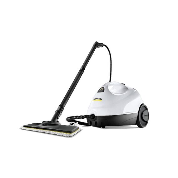 Curatitor cu abur Karcher, asigura o curatare temeinica fara substante chimice, capacitate recipient 1 litru, timp de incalzire 6.5 min, 1500 W, alb si negru-Dacenergy.ro