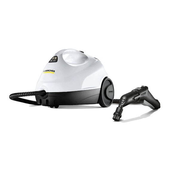 Curatitor cu abur Karcher, asigura o curatare temeinica fara substante chimice, capacitate recipient 1 litru, timp de incalzire 6.5 min, 1500 W, alb si negru-poza 2-Dacenergy.ro