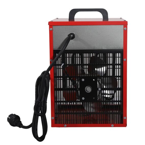 Aeroterma electrica, putere 3 kW, termostat incorporat, sistem de autoresetare si autoinchidere, grad de protectie IPX4, dimensiuni 270 x 255 x 400 mm-poza 2-Dacenergy.ro