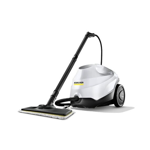 Curatitor cu abur Karcher, asigura o curatare temeinica fara substante chimice, 1 litru, timp de incalzire 5 min, 1900 W, alb si negru-poza 2-Dacenergy.ro