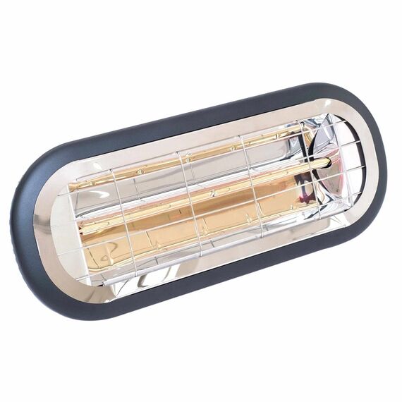 Incalzitor infrarosu cu halogen, material aluminiu si inox, putere 2000 W,  grad de protectie IP65, dimensiuni 460 x 190 x 75 mm-poza 2-Dacenergy.ro