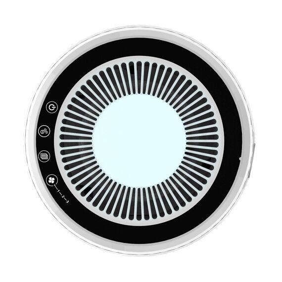 Purificator aer, realizat din plastic, 25 W, 3 viteze, 230V, 80 mc/h, 32 x 20 cm, suprafata de acoperire 12mp-poza 3-Dacenergy.ro