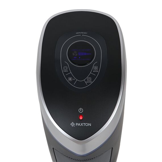 Purificator aer, realizat din plastic, 52 W, 3 viteze, 230V, 204 mc/h, 69 x 27 x 17,6 cm, suprafata de acoperire 25mp, negru-poza 3-Dacenergy.ro
