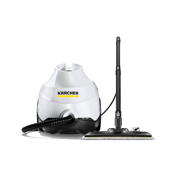 Curatitor cu abur Karcher, asigura o curatare temeinica fara substante chimice, 1 litru, timp de incalzire 5 min, 1900 W, alb si negru-poza 3-Dacenergy.ro