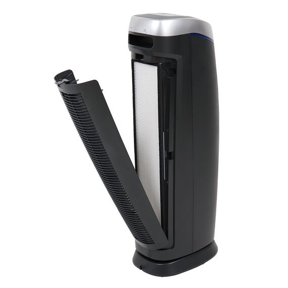 Purificator aer, realizat din plastic, 52 W, 3 viteze, 230V, 204 mc/h, 69 x 27 x 17,6 cm, suprafata de acoperire 25mp, negru-poza 4-Dacenergy.ro