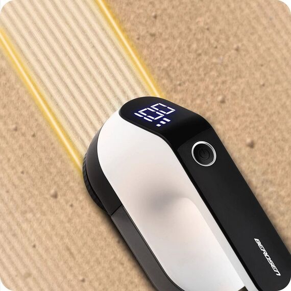 ​Aparat de curatat scame electric, lame din otel inoxidabil, ecran LCD, 3 niveluri de intensitate a puterii, recipient mare de 120 ml, baterie 2000 mAh, negru si alb-poza 6-Dacenergy.ro