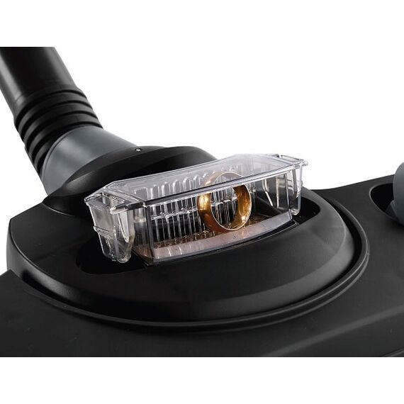 Aspirator cu aspirare uscata si umeda, cu spalare, capacitate rezervor apa 5 l, filtru EPA, tup telescopic metalic, 3 accesorii mici, 1700 W, alb si mov-poza 6-Dacenergy.ro