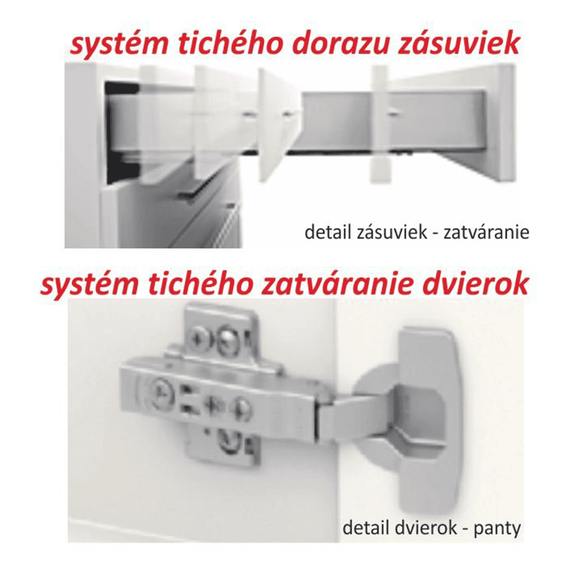 Dulap inferior cu 2 uşi, alb super luciu HG, LINE ALB-poza 5-Dacenergy.ro