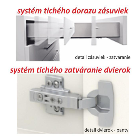 Dulap inferior cu 3 sertare, stejar sonoma, LINE-poza 5-Dacenergy.ro