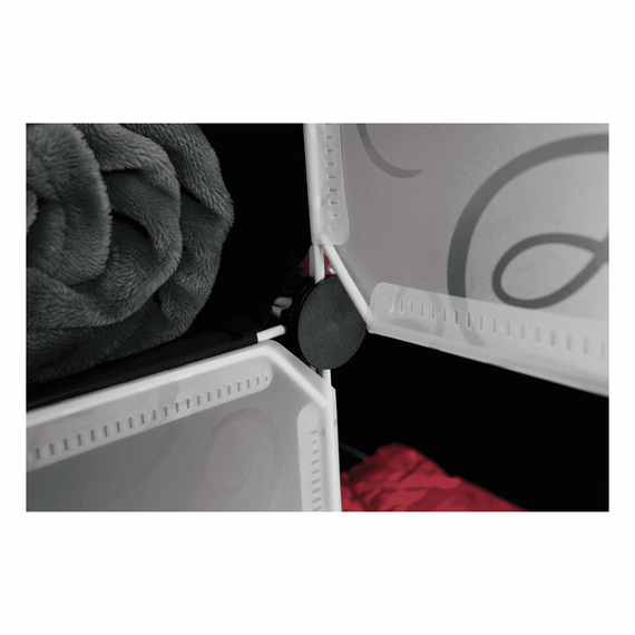 Organizator de dulap modular, negru / alb lapte, RODAN TYPE 2-poza 8-Dacenergy.ro