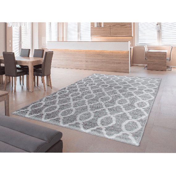 Covor, maro deschis/model fildeş, 57x90, DESTA-poza 11-Dacenergy.ro
