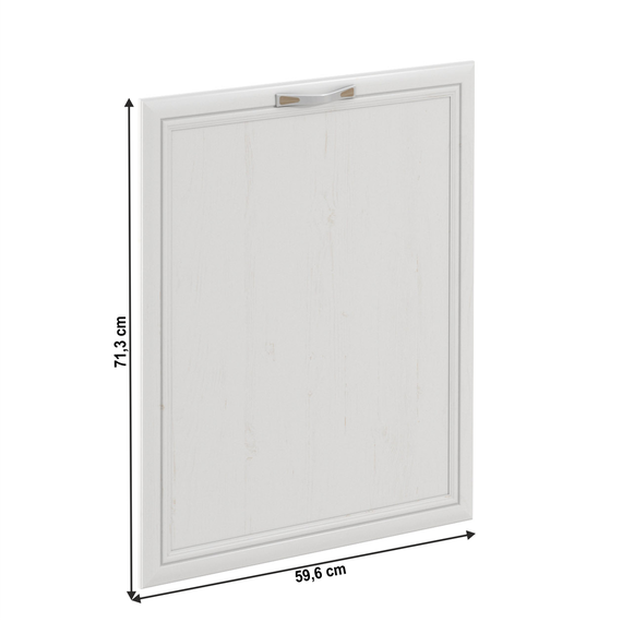 Uşă pentru maşina de spălat vase încorporată, 59,6x71,3, pin Andersen, SICILIA-poza 3-Dacenergy.ro