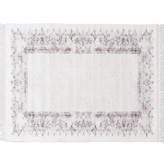 Covor 160x230 cm, crem/maro, LINON-Dacenergy.ro