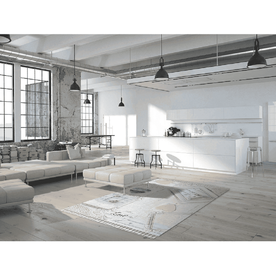 Covor 120x180 cm, bej/model vintage, SONIL-poza 4-Dacenergy.ro