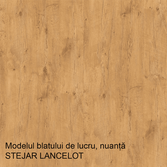 Cabinet inferior cu rafturi, stejar Lancelot, VEGA 30 D ZAK BB-poza 2-Dacenergy.ro