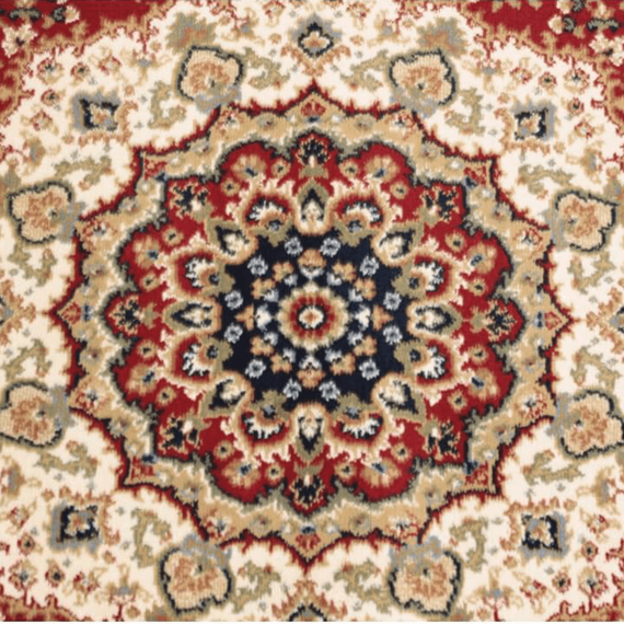 Covor 67x120 cm, vişiniu/amestec de culori/model oriental, KENDRA TYP 3-poza 9-Dacenergy.ro