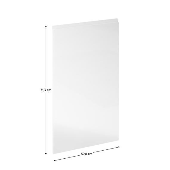 Uşă la maşina de spălat vase, alb extra lucios HG, 59,6x71,3, AURORA-poza 5-Dacenergy.ro