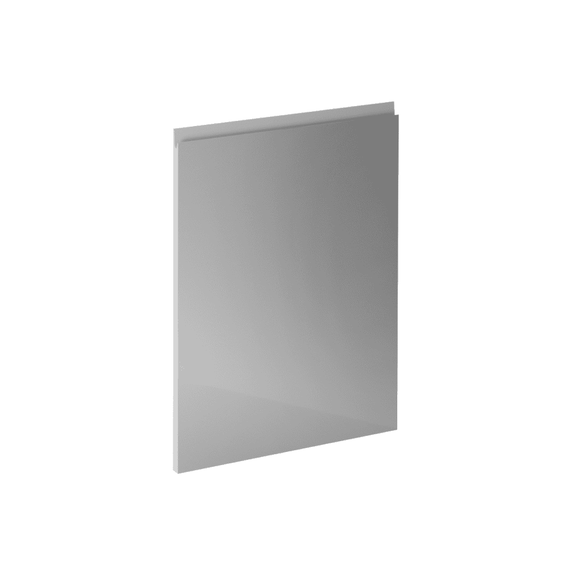Uşă pentru maşina de spălat vase, alb/gri HG extra lucios, 59,6x57, AURORA-Dacenergy.ro