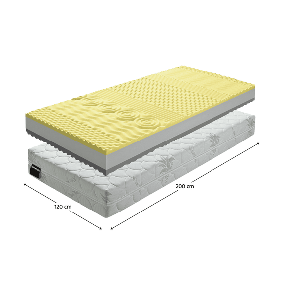 Saltea, din spumă, 120x200, BE TEMPO VISCO-poza 4-Dacenergy.ro