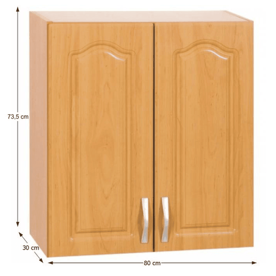 Dulap de sus, arin, LORA MDF NEW KLASIK W80/736-poza 3-Dacenergy.ro