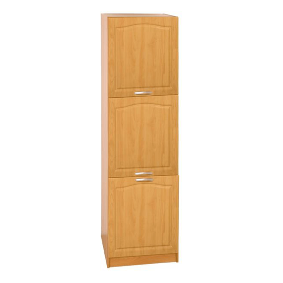 Dulap de bucătărie, pentru alimente, dreaptă, arin, LORA MDF NEW KLASIK S40/210/57-Dacenergy.ro
