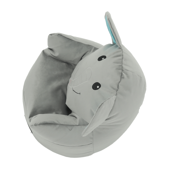 Fotoliu tip sac, material textil gri, BABY TIPUL 2-poza 13-Dacenergy.ro