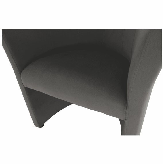Fotoliu de club, material textil gri, CUBA-poza 9-Dacenergy.ro