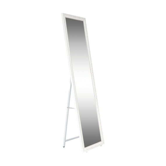 Oglindă de podea, alb/ornament auriu, LAVAL-poza 11-Dacenergy.ro