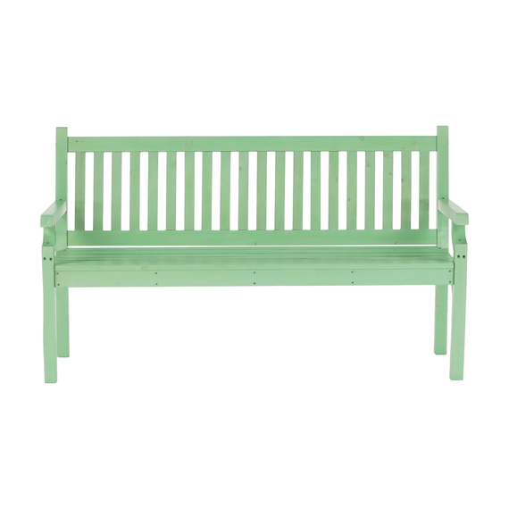 Bancă de grădină din lemn, neo mentă, 150 cm, KOLNA-poza 10-Dacenergy.ro