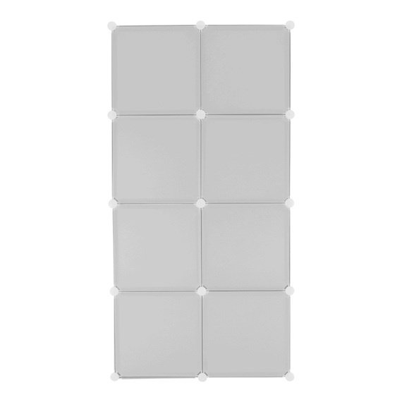 Dulap modular pentru copii, gri / model pentru copii, ATREY-poza 11-Dacenergy.ro