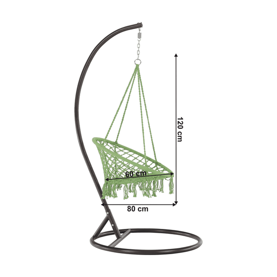 Scaun suspendabil, verde greenery, AMADO 2 NEW-poza 12-Dacenergy.ro