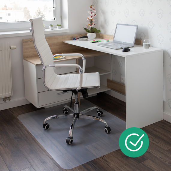Protecţie podea sub scaun, transparent, 120x120 cm, 0,8 mm, ELLIE NEW TIP 8-poza 4-Dacenergy.ro