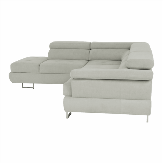 Set canapea, gri deschis, material textil, stânga, BUTON P-poza 8-Dacenergy.ro