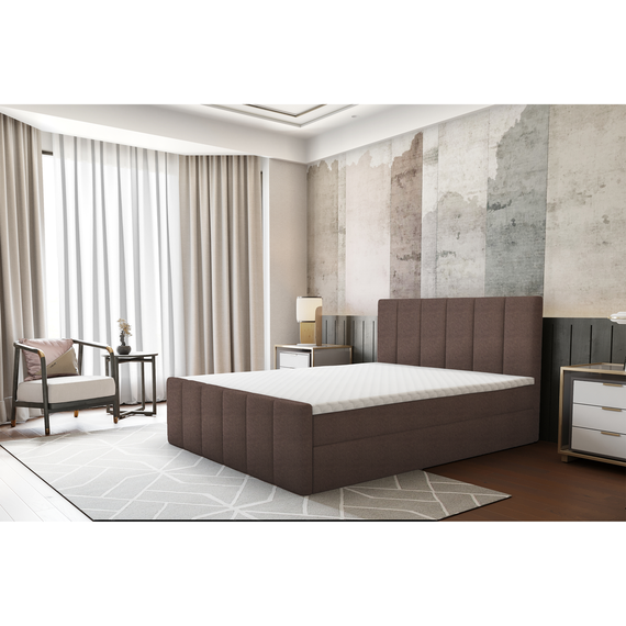 Pat boxspring, 180x200, maro, STAR-poza 6-Dacenergy.ro