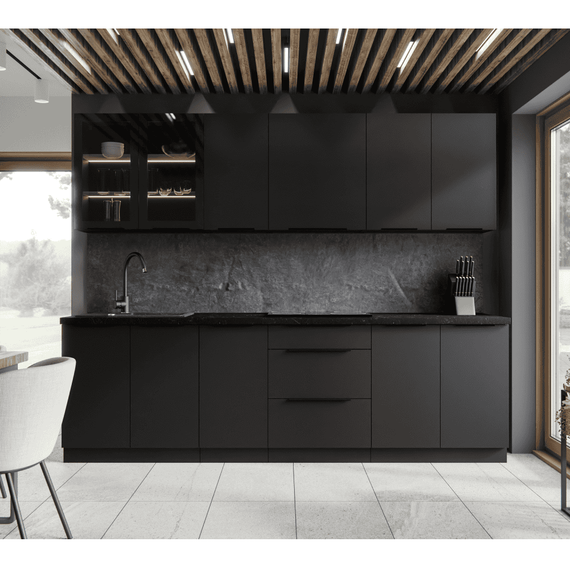 Uşă de maşină de spălat vase, negru, SIBER ZM 570x596-poza 4-Dacenergy.ro