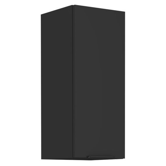 Dulap superior, negru, SIBER 30 G-72 1F-Dacenergy.ro