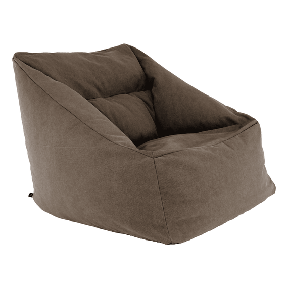 Fotoliu tip sac, material textil maro, URASON-poza 3-Dacenergy.ro