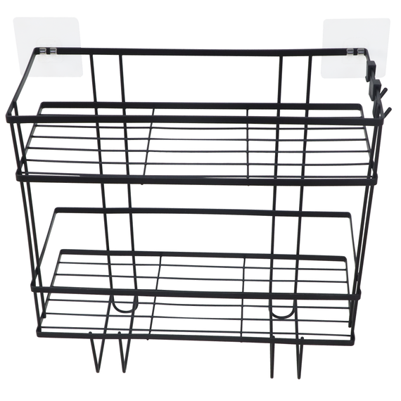 Organizator pentru baie, negru, SABRINA-poza 8-Dacenergy.ro