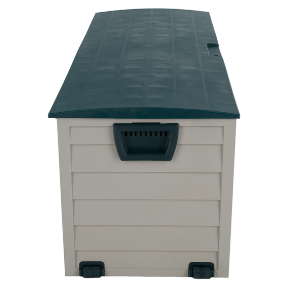 Cutie de depozitare pentru grădină, gri/verde, KORTEZ-poza 11-Dacenergy.ro