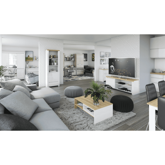 Dulap cu oglindă 3D4S, castan Nairobi / onix, JESI NEW-poza 2-Dacenergy.ro