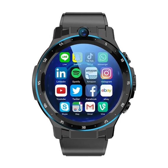 Ceas inteligent DacEnergy©, Android 9.1, 1,43 inchi, bateria 900 mAh, Bluetooth, 6G RAM +128GB ROM, camera duala, baterie 900 mAh mAh-poza 3-Dacenergy.ro