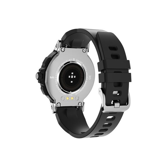 Ceas SmartWatch DacEnergy©, ecran IPS 1,28 inch, monitorizare ritm cardic, tensiune arteriala, somn, calorii, moduri sportive, rezistent la apa, negru-poza 3-Dacenergy.ro