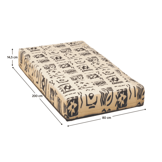 Saltea, cu arcuri, 80x200, FUTON ARONA-poza 2-Dacenergy.ro