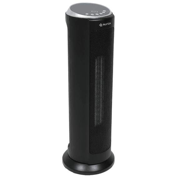 Aeroterma aer cald / rece, electrica, oprire automata, termostat, timer, oscilatie, protectie la supraincalzire, afisaj digital, 3 trepte, 190 x 190 x 567 mm, 2 kW, negru-poza 4-Dacenergy.ro