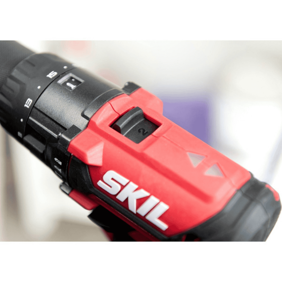 Masina de gaurit si insurubat Skil, cu percutie, pe acumulator, 20 V, 1450 rpm, mandrina rapida, 17 setari de cuplu pentru insurubare precisa, 1 setare pentru gaurire normala, 1 pentru gaurire cu percutie-poza 2-Dacenergy.ro