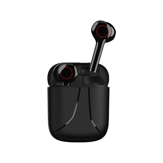 Casti Bluetooth Wireless DacEnergy©, touch control, rezistente la apa, microfon incorporat, culoare negru-Dacenergy.ro