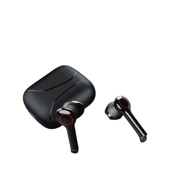 Casti Bluetooth Wireless DacEnergy©, touch control, rezistente la apa, microfon incorporat, culoare negru-poza 2-Dacenergy.ro
